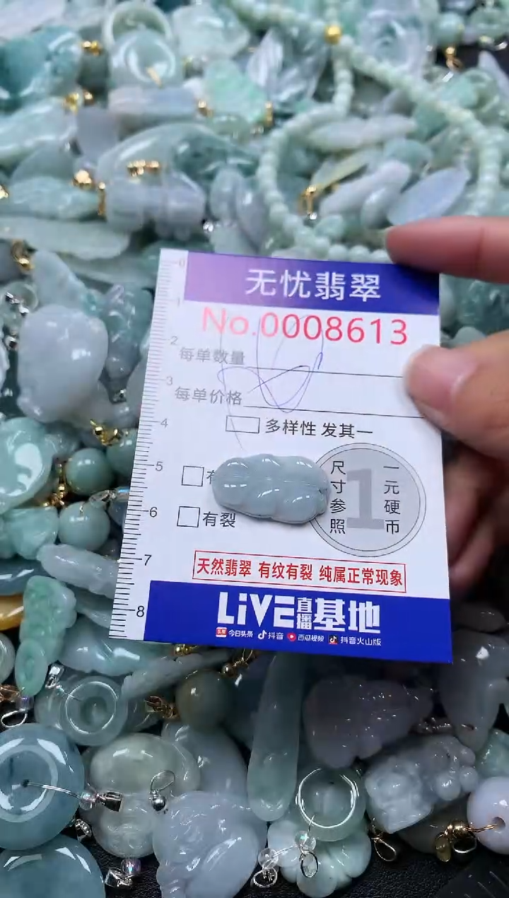 颈饰未镶嵌翡翠8613