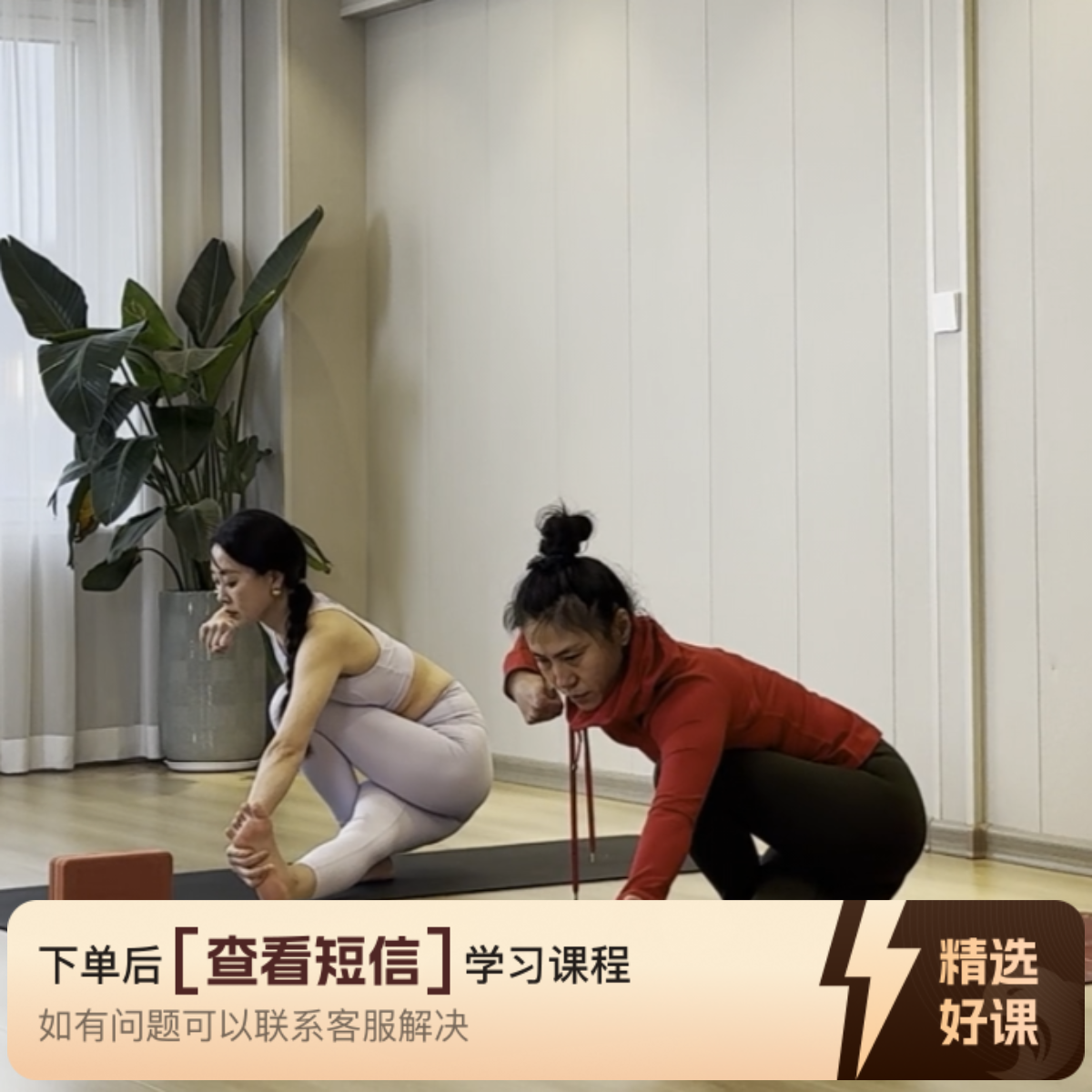 瑜伽提升课全年跟练（留意短信解锁课程）