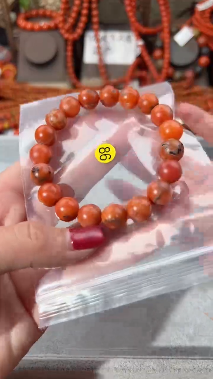 【闪购商品】南红玛瑙手串未镶嵌11