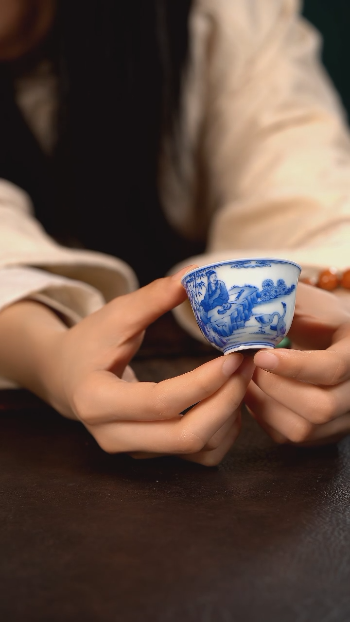 【闪购商品】杯仪贤堂四爱王羲之爱鹅一口杯