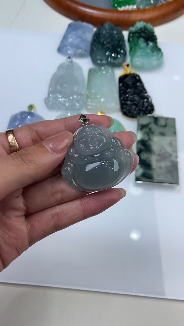 【闪购商品】翡翠18K金镶嵌颈饰285279  