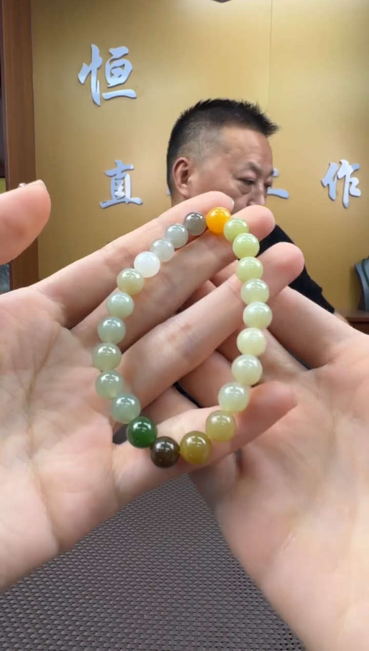 【闪购商品】和田玉手串未镶嵌7-8