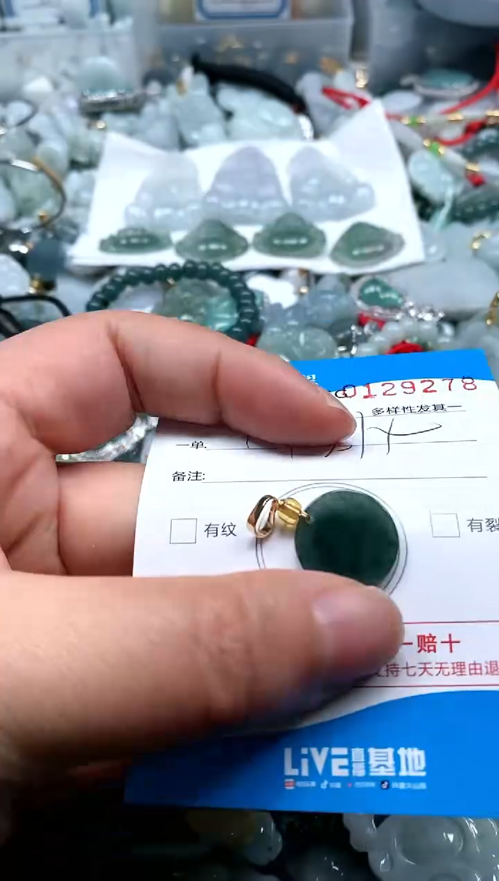 【闪购商品】翡翠颈饰未镶嵌闪购商品0129278多样性