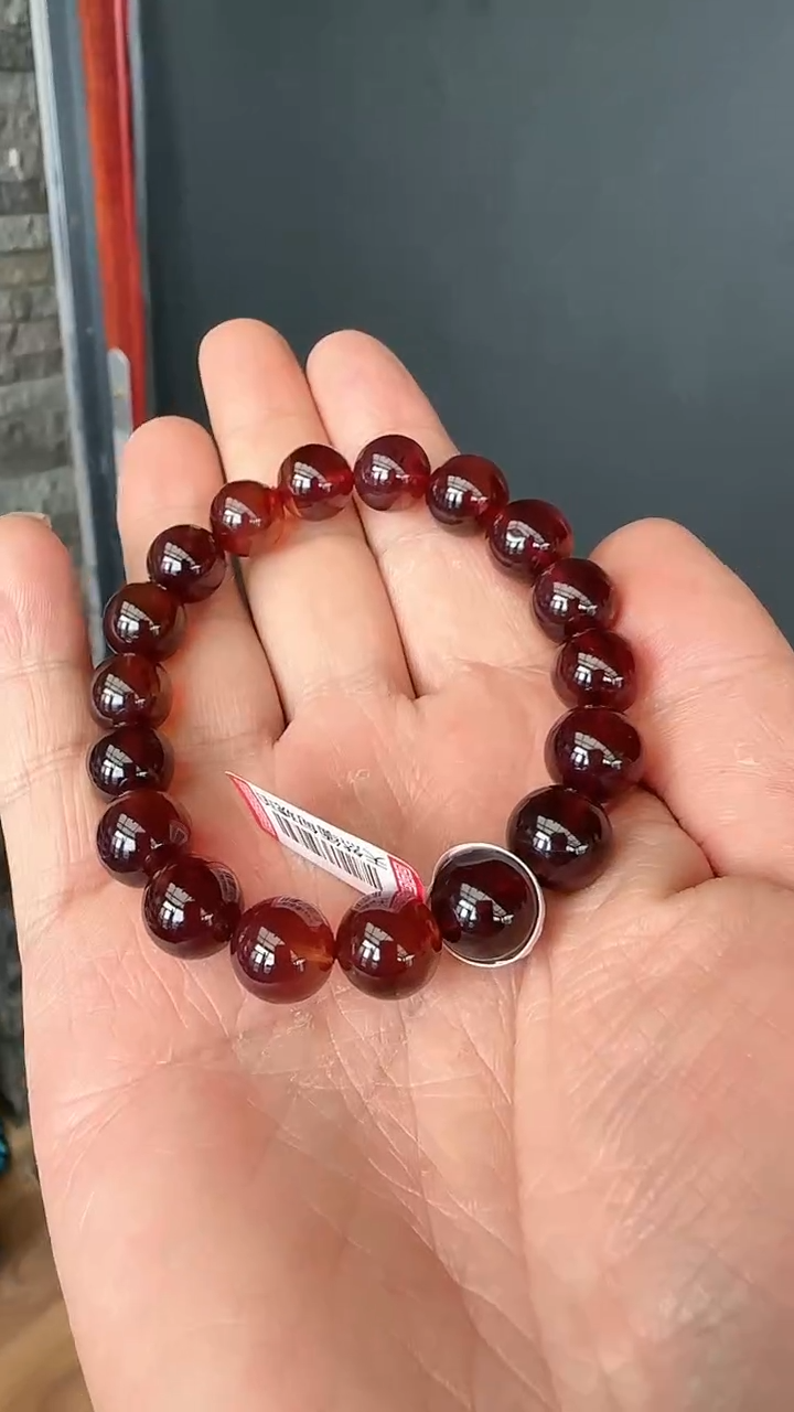 未镶嵌琥珀手串规格11微瑕紫罗兰手串#15