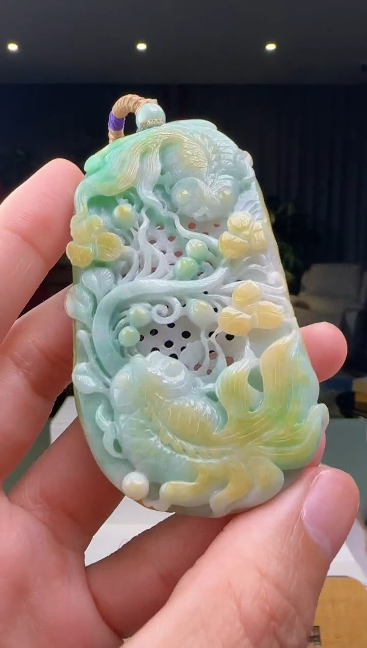 【闪购商品】翡翠吊坠(不含链)未镶嵌XM@@960Q3J09526