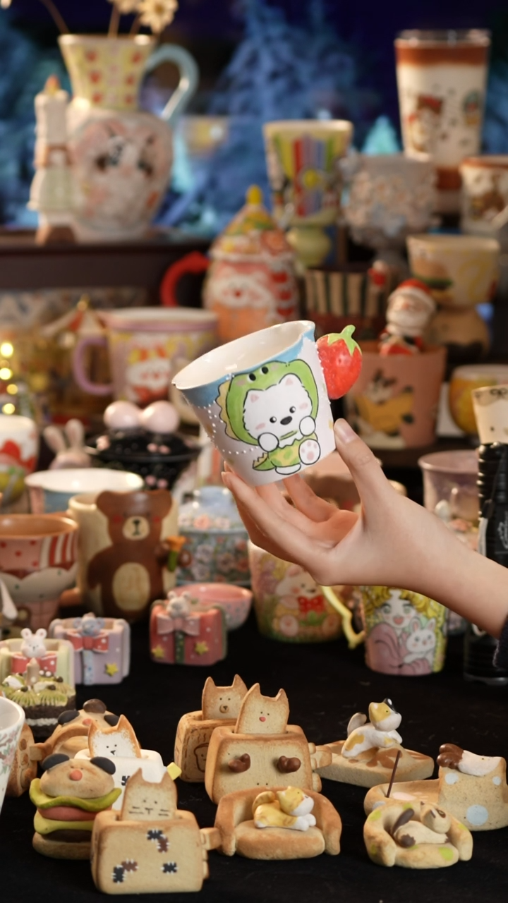 其他陶景德镇釉下彩手绘设计师款陶瓷