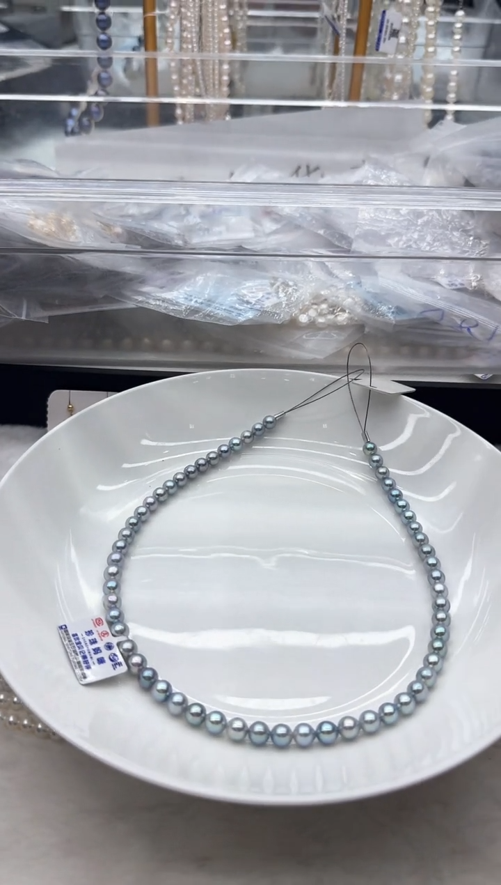 【闪购商品】海水珍珠颈饰银S925镶嵌清货