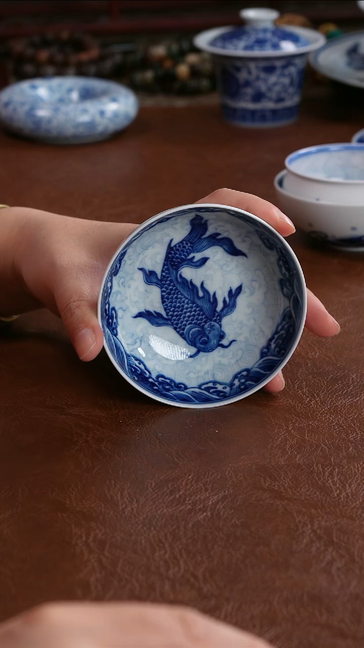 景德镇高端茶器手工手绘陶瓷茶具