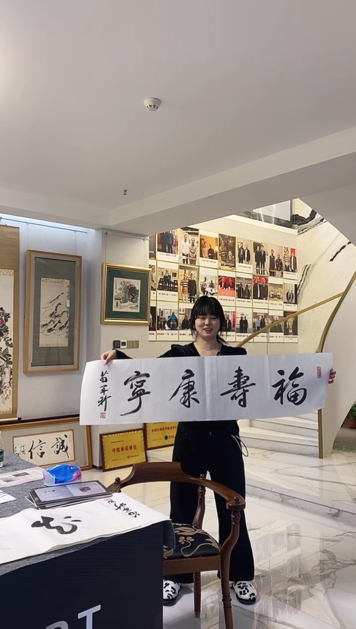 书法12.11MZX《书法-福寿康宁》4平尺