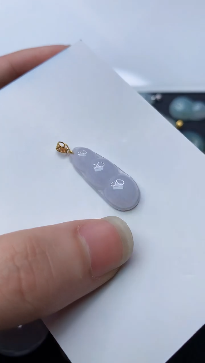 【闪购商品】翡翠颈饰18K金镶嵌4.........