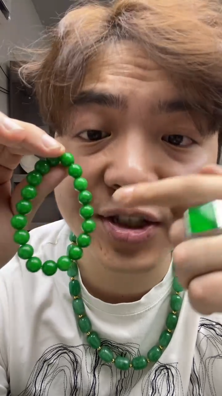 未镶嵌手串翡翠高端时尚10mm木左手串