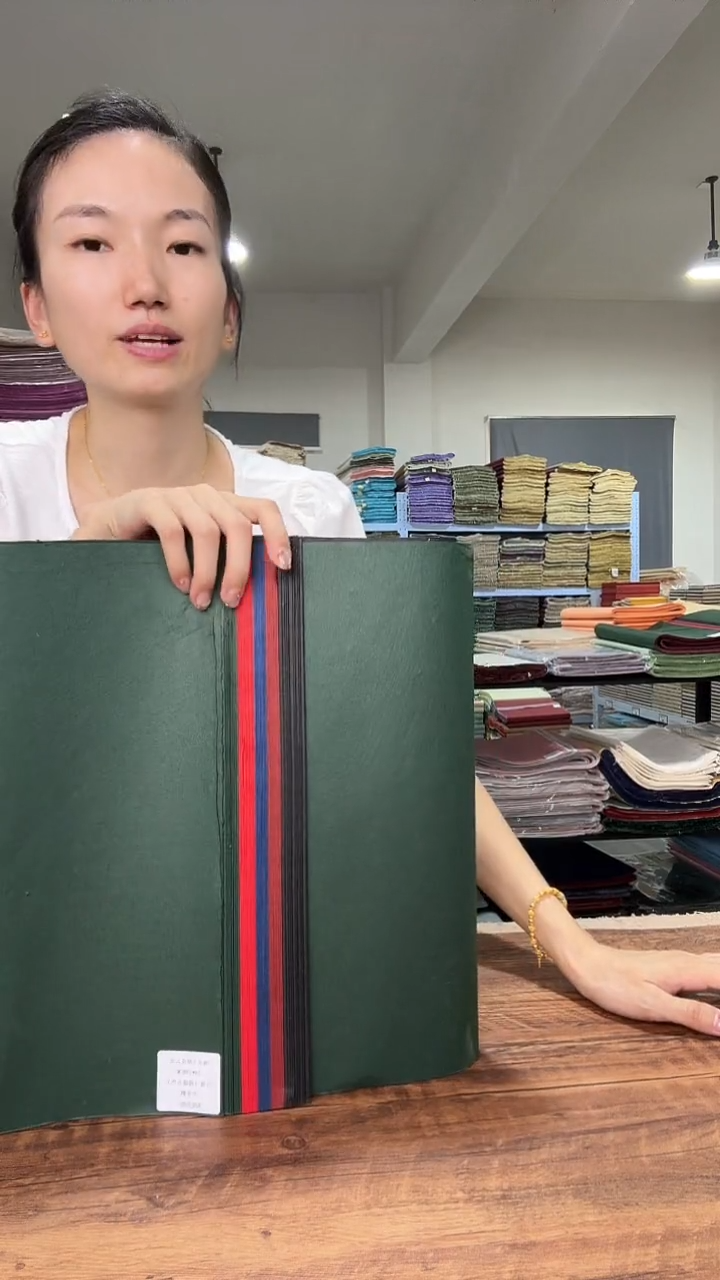 纯手工四尺对开高级色五色50张楮皮云龙半生熟