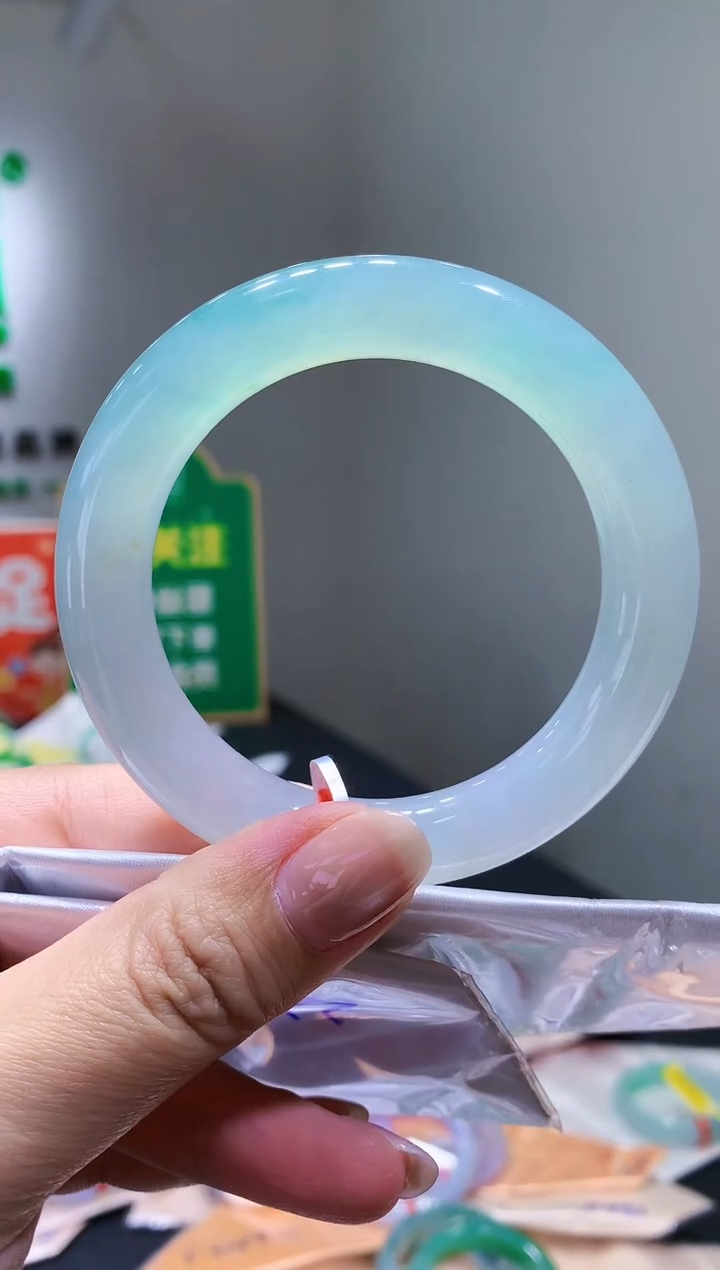 未镶嵌手镯翡翠k30天然A货缅甸翡翠57.3总价22万定金2万