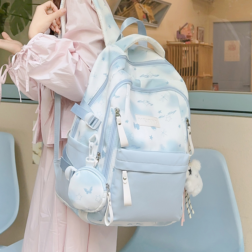 书包韩版甜美可爱大容量超轻便防水高中生小学生四五六年级初中生