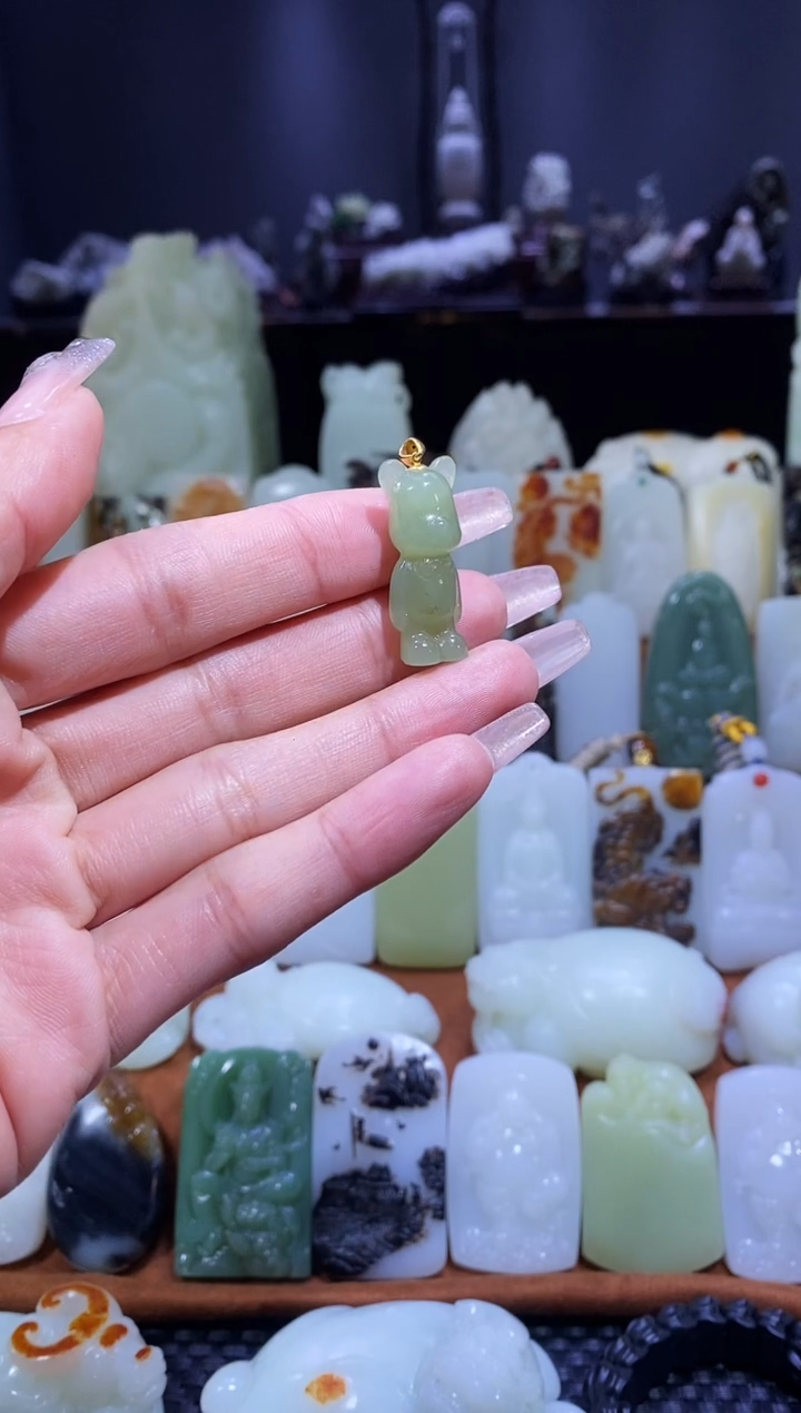 【闪购商品】和田玉挂件未镶嵌拍一发一