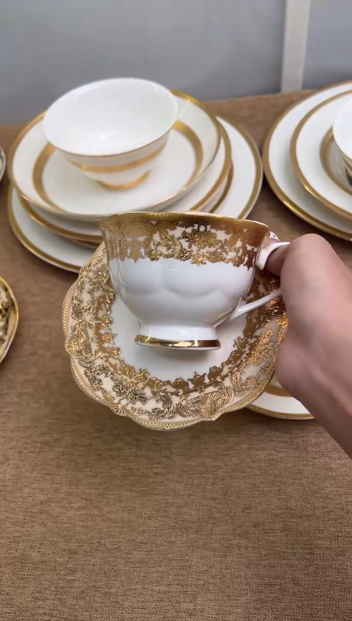 瓷片200cc杯碟一单一套尾单