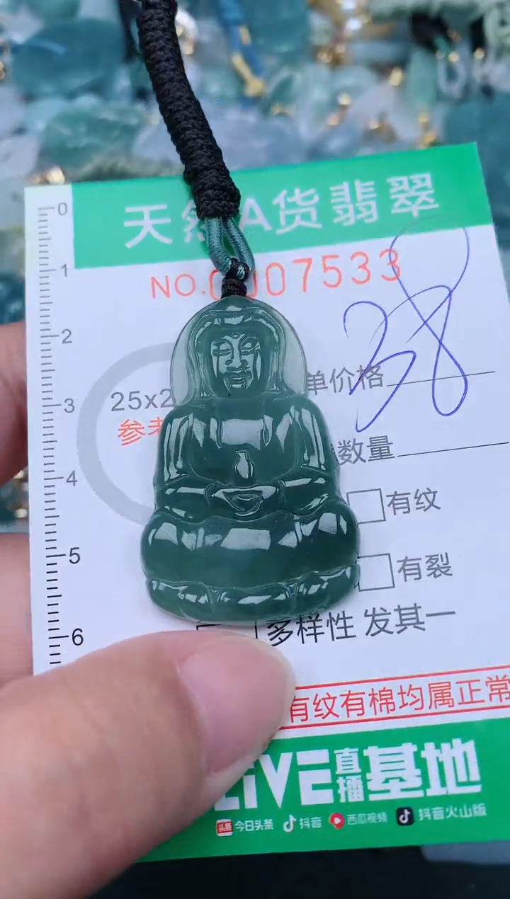 翡翠未镶嵌颈饰.0007533