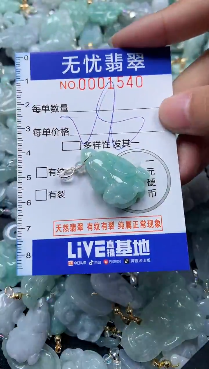 颈饰未镶嵌翡翠1540