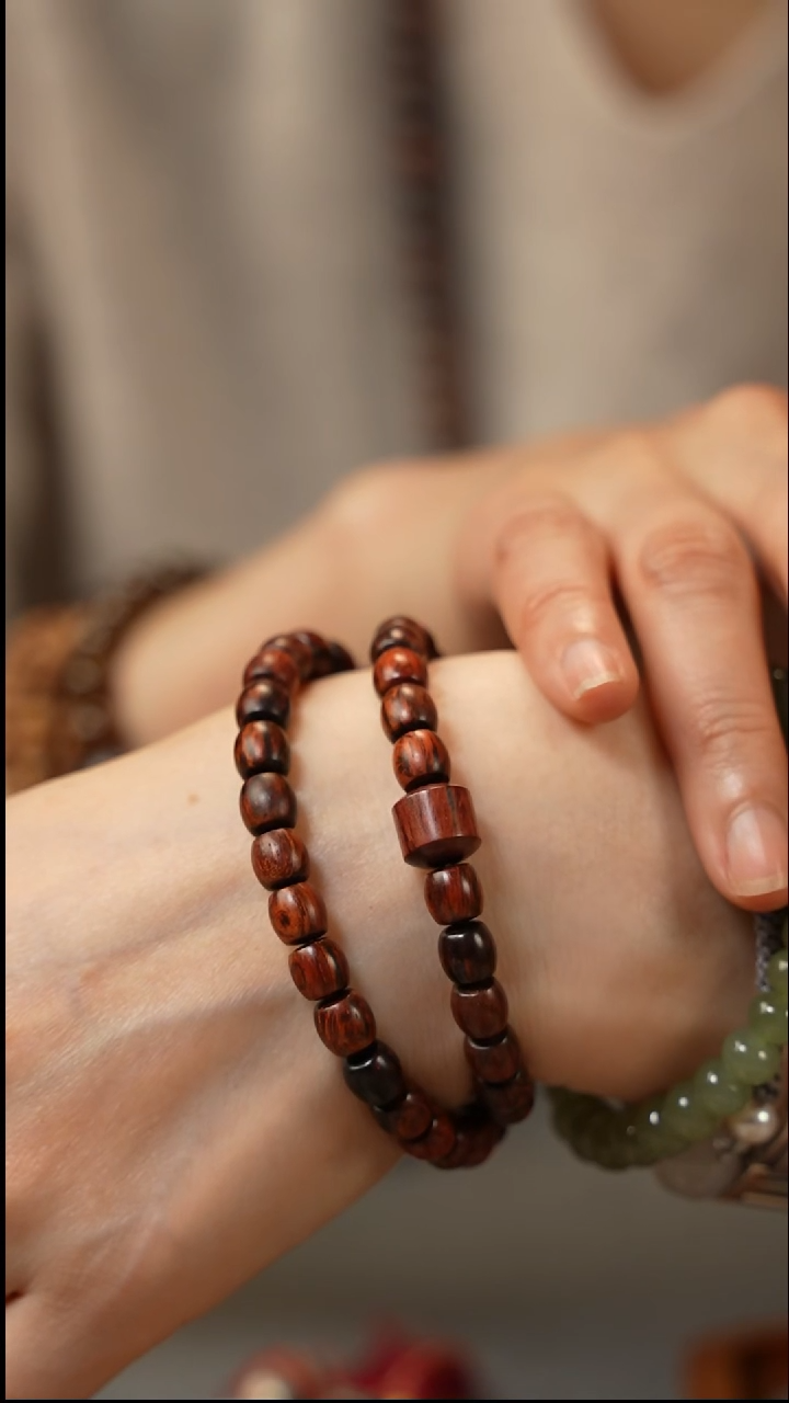 【闪购商品】降真香手串/手链红降7x7直切双圈-599