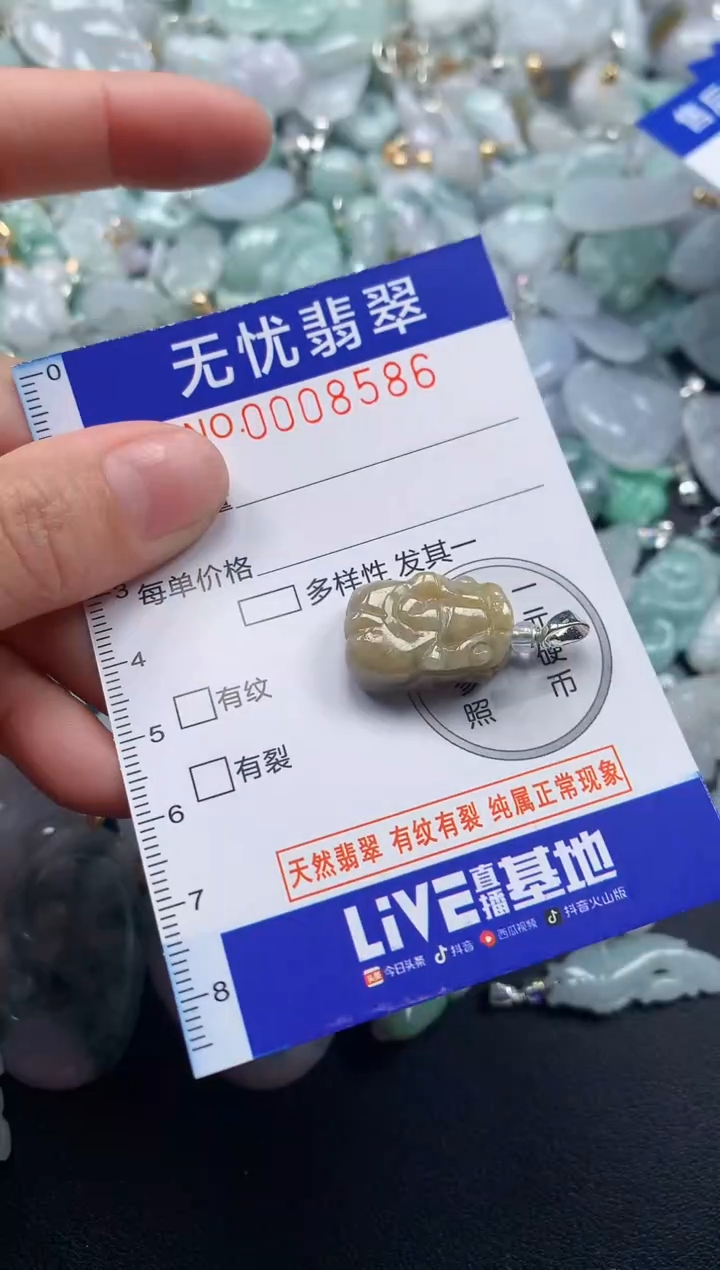 颈饰未镶嵌翡翠8586