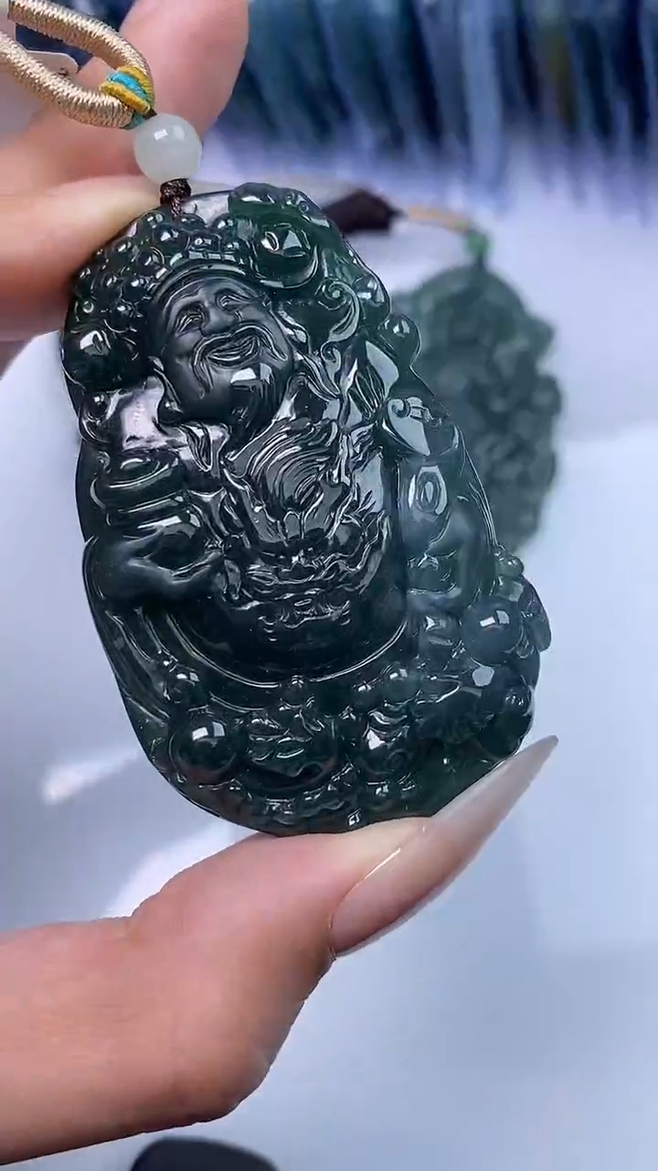 【闪购商品】翡翠颈饰未镶嵌A货翡翠4757