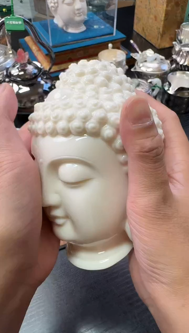 *七*福白瓷佛像----------