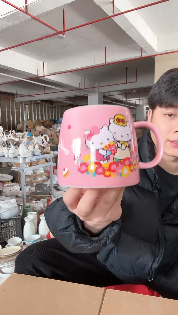 【闪购商品】杯外贸回流精品陶瓷清仓-大杯