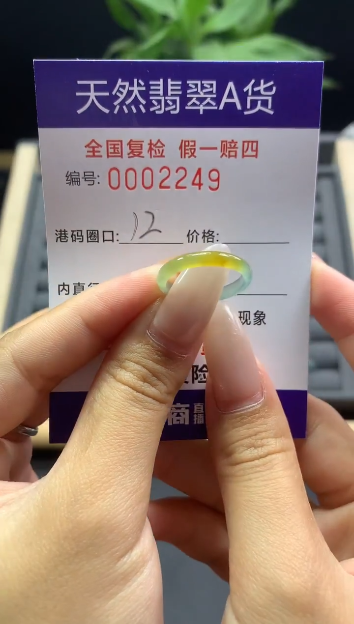 未镶嵌戒指翡翠天然  2249