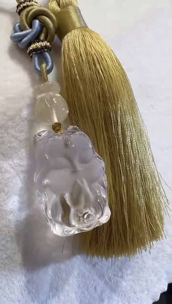 颈饰未镶嵌水晶白水晶挂件