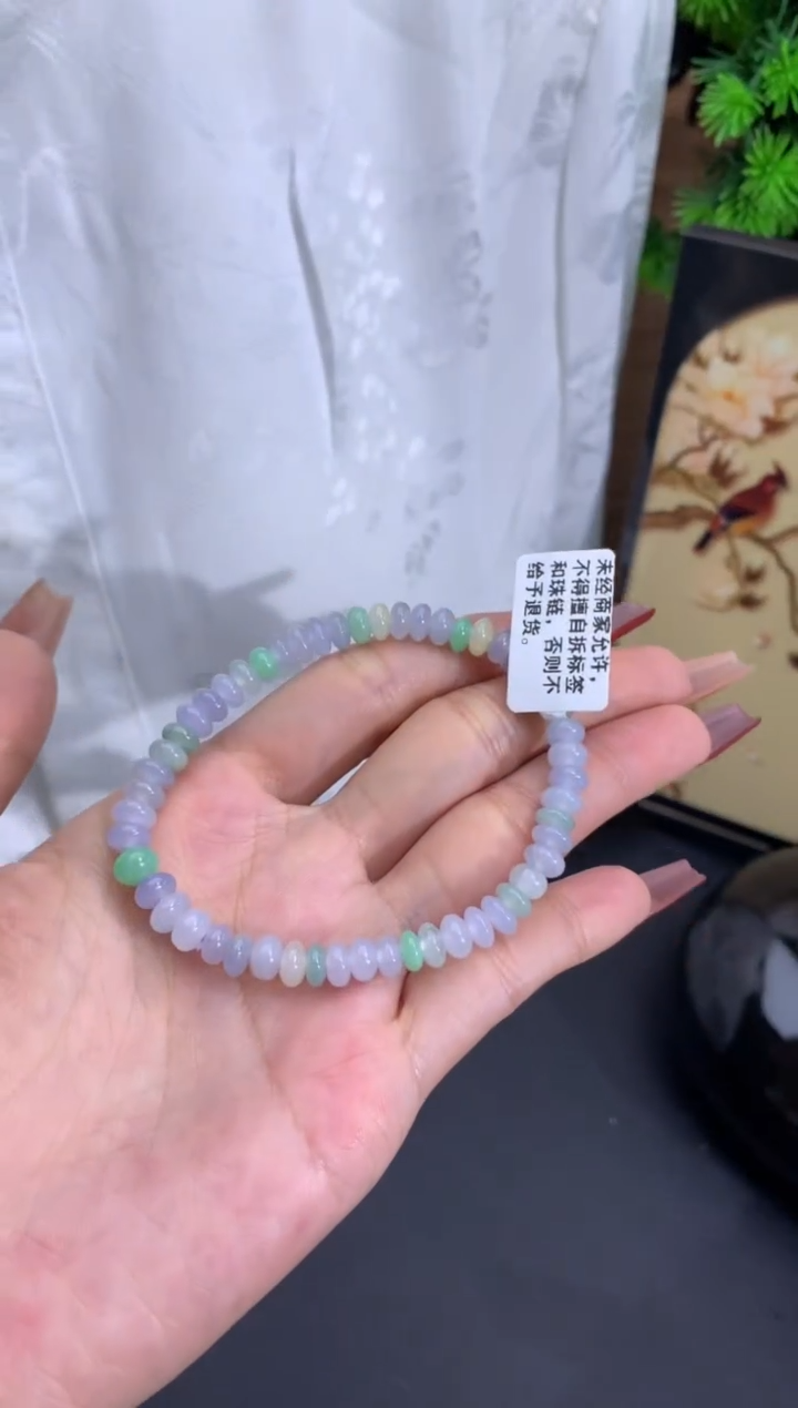 【闪购商品】翡翠手链未镶嵌卡6.2mm