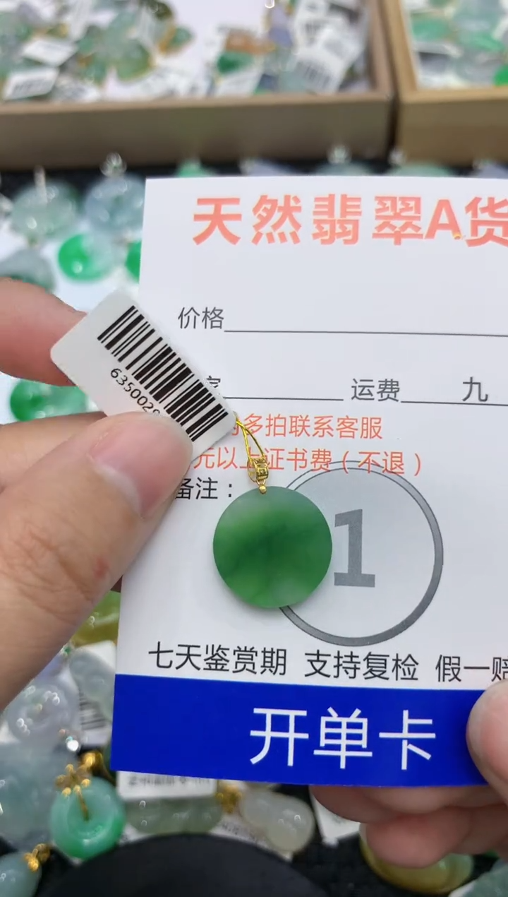 【闪购商品】翡翠颈饰18K金镶嵌111111111111