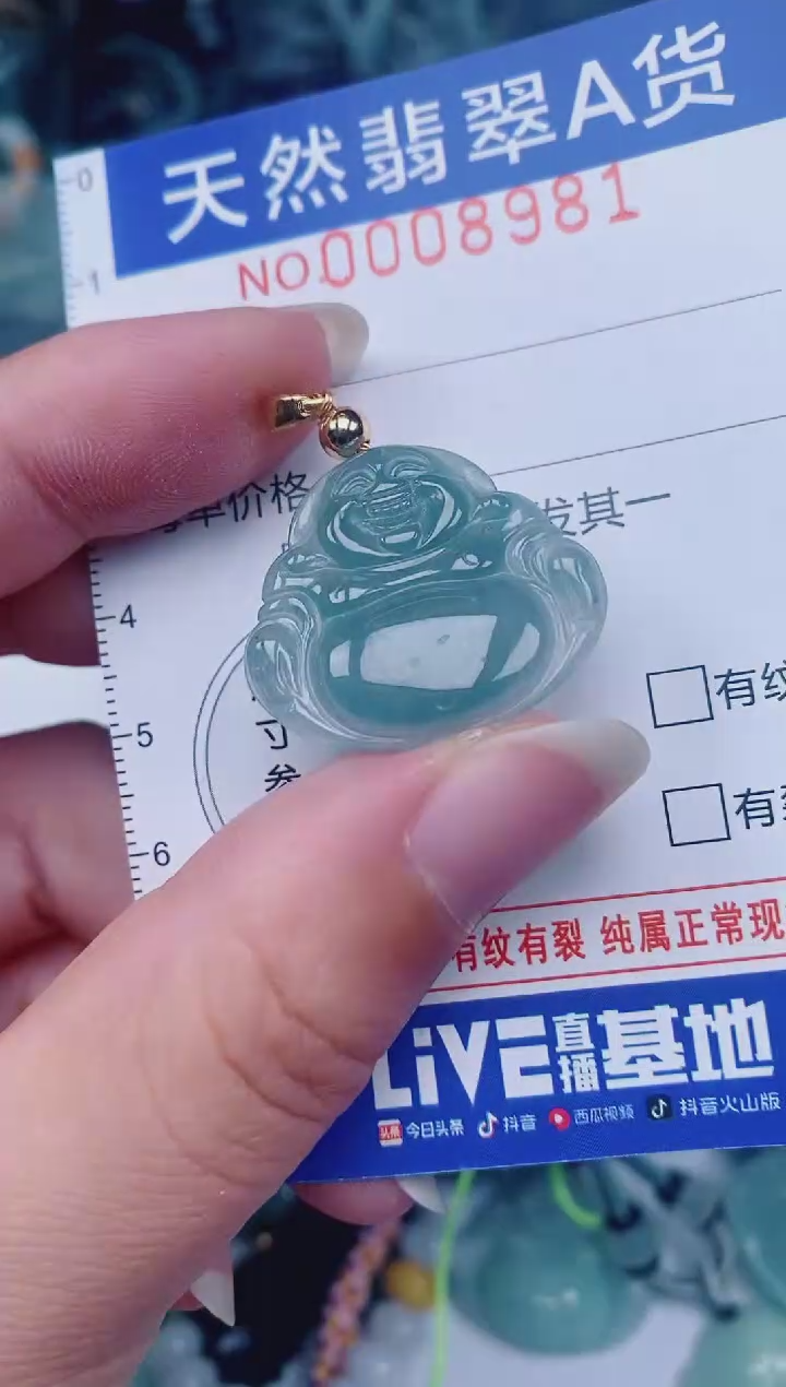 颈饰未镶嵌翡翠00008981
