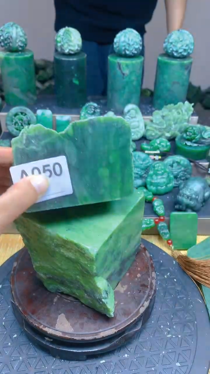 【闪购商品】和田玉（碧玉）珠宝半成品未镶嵌1