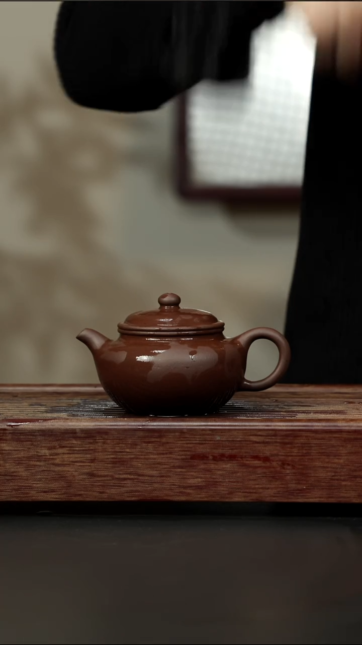 茶壶紫砂老紫泥 永福莲子