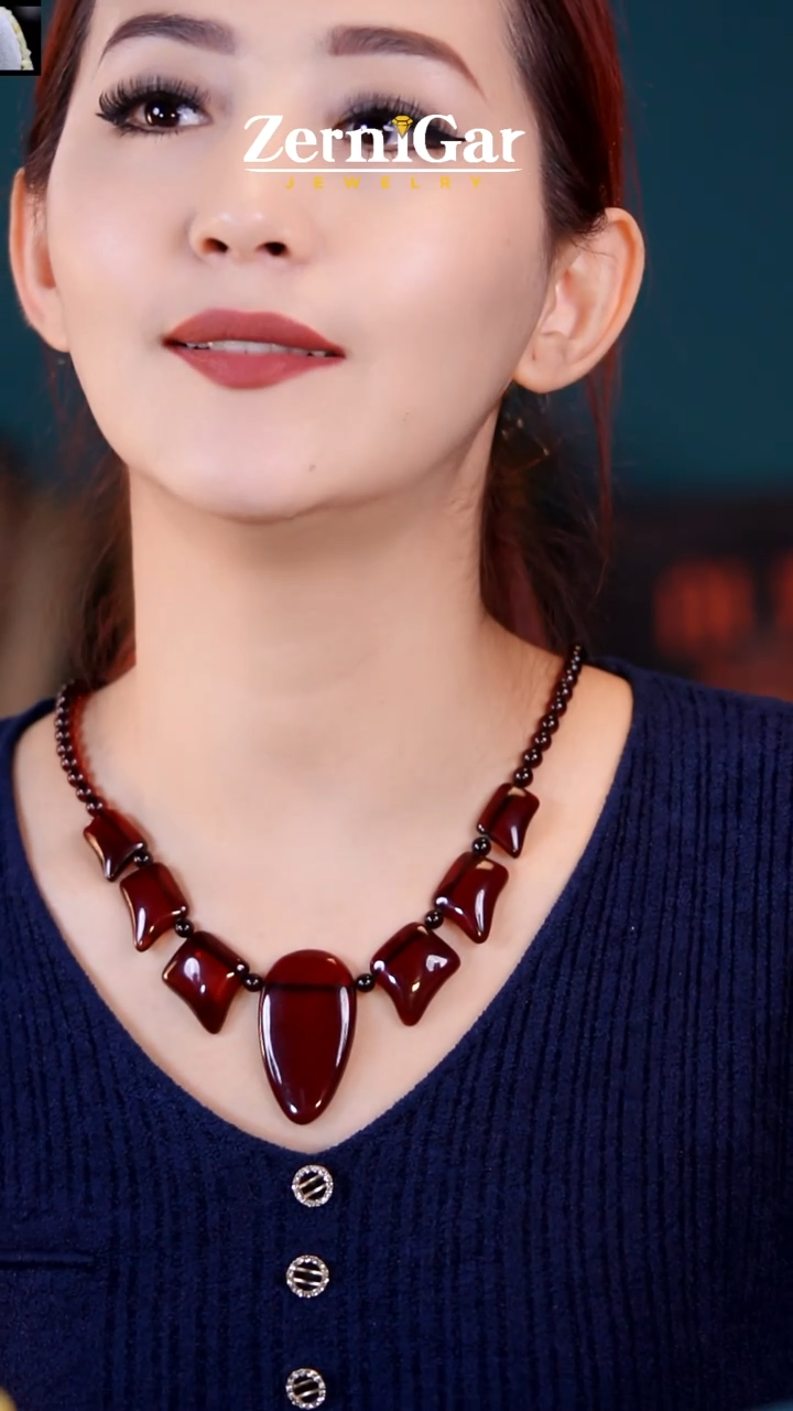 【闪购商品】琥珀颈饰未镶嵌天然琥珀项链