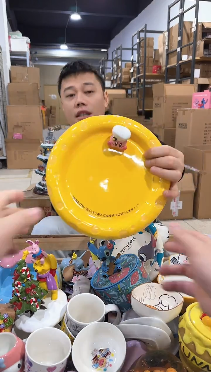 瓷片原盒星之卡比奶酪盘