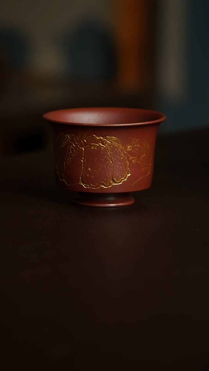 茶杯紫砂15号微瑕原矿紫砂主人杯