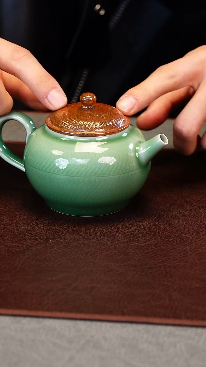 青瓷手工茶器包邮