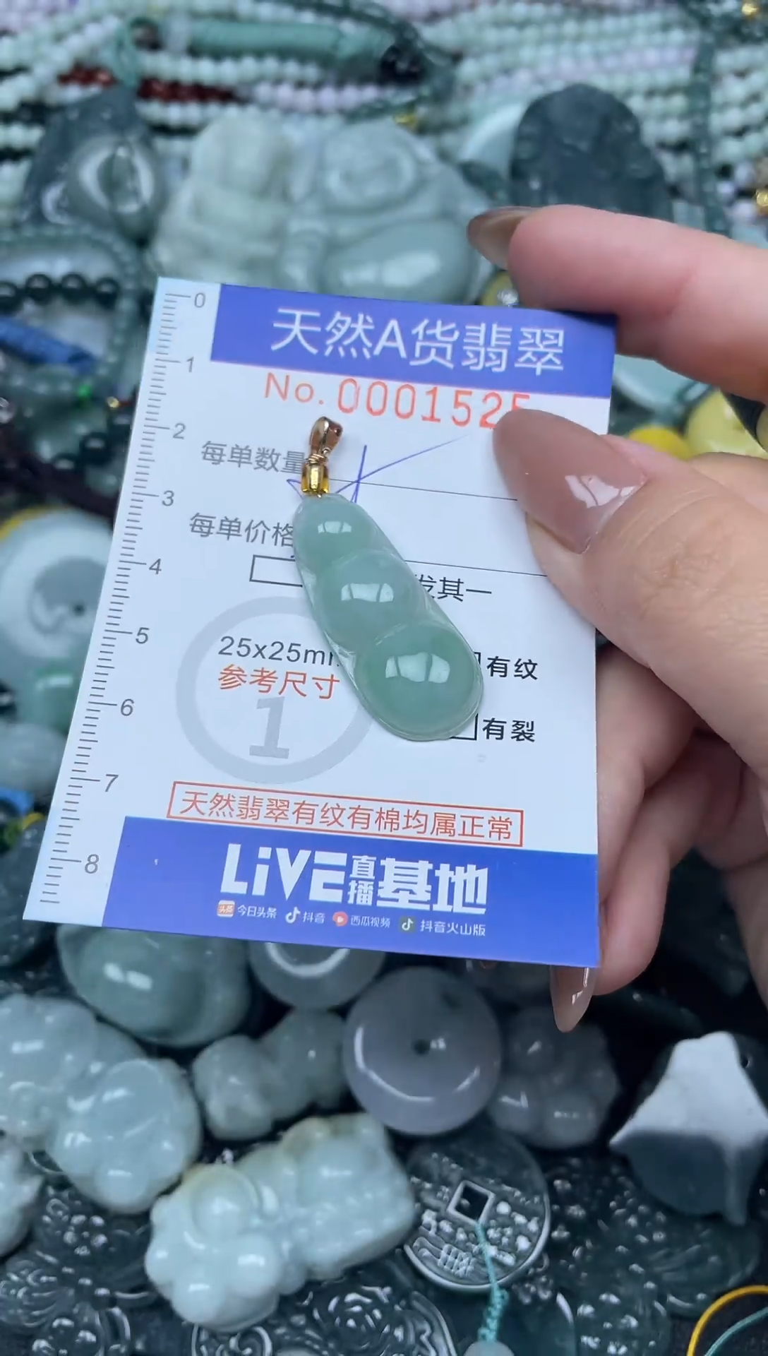 颈饰未镶嵌翡翠天然A货 支持复检