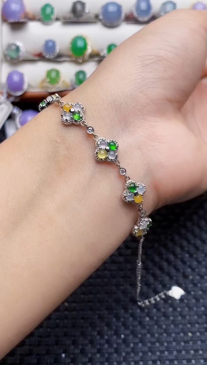 银S925镶嵌戒指翡翠5648