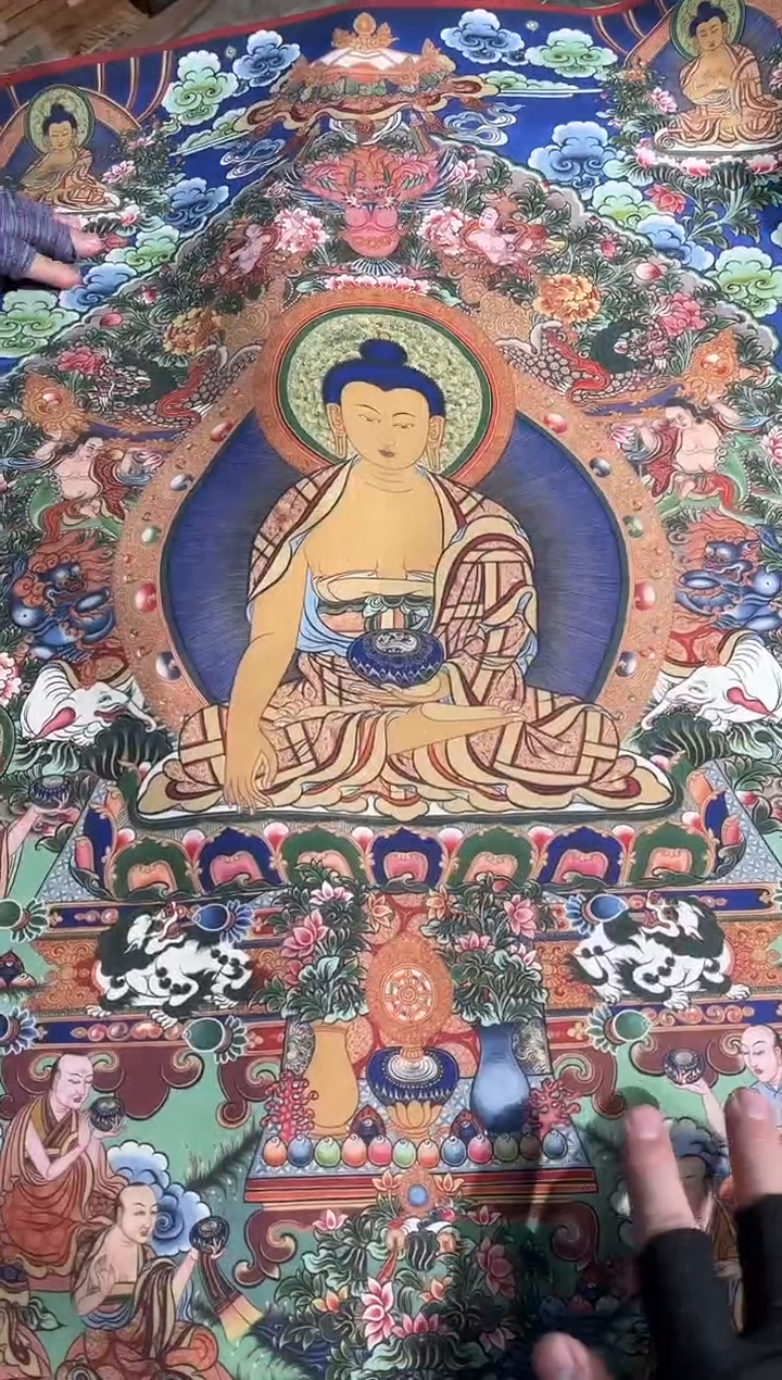 卷轴画路路的唐卡tk160