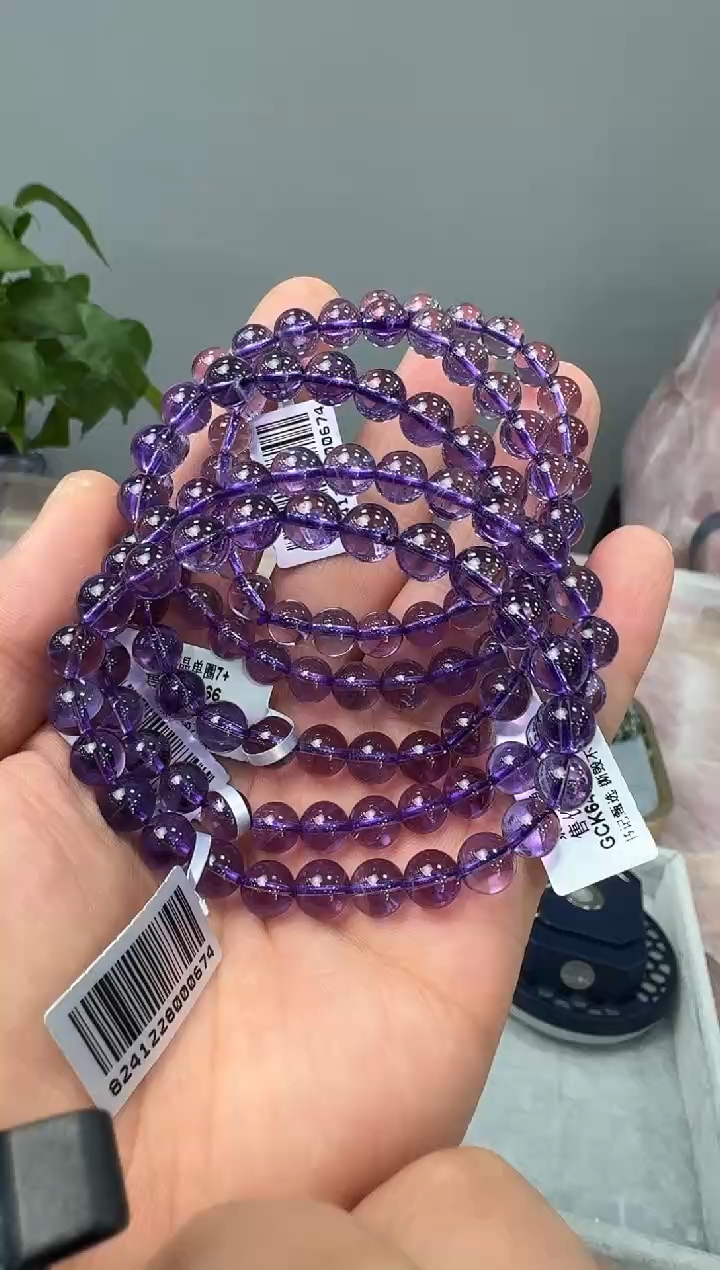 【闪购商品】水晶手链未镶嵌GCK645 约7mm多样性发一件