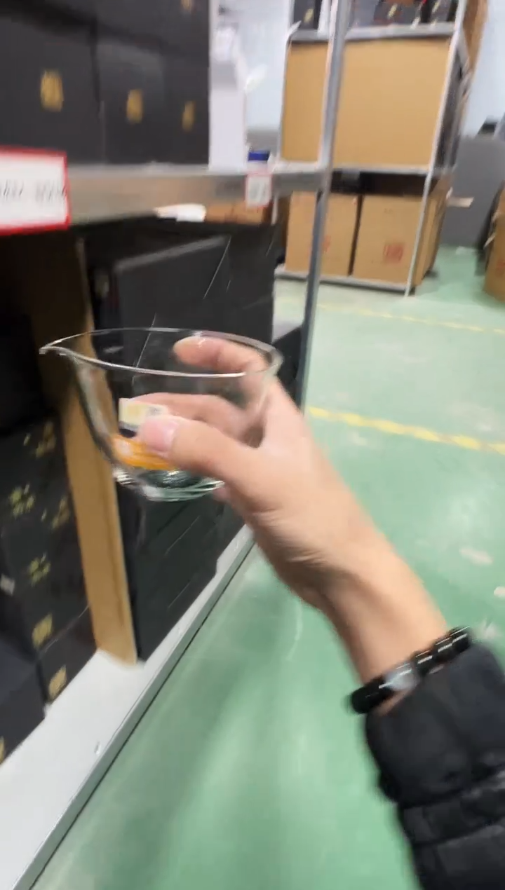 新品水滴无耳公杯 黑金底珠 晶焱金标