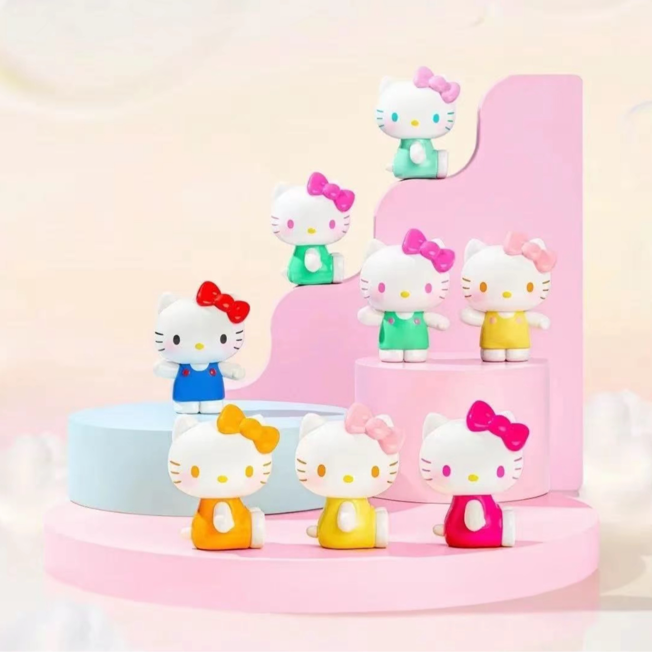 【许愿】 Hello Kitty 夏日彩虹糖系列 盲盒潮玩