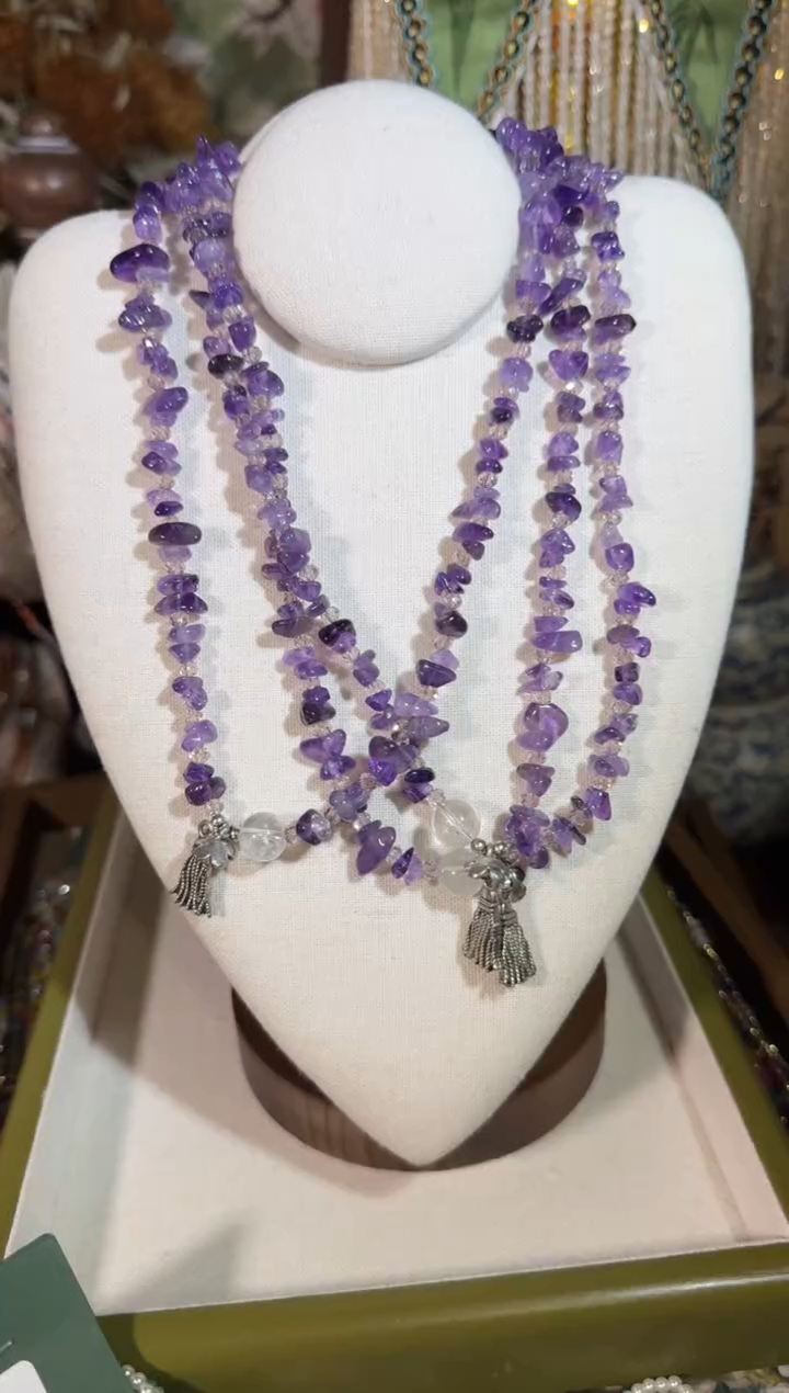 项链未镶嵌紫晶033