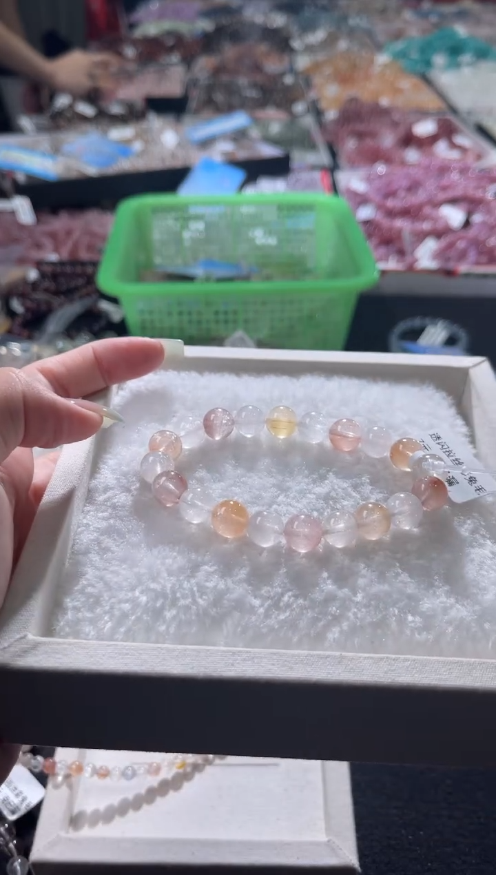 未镶嵌手链水晶307号多样性发一I 9+