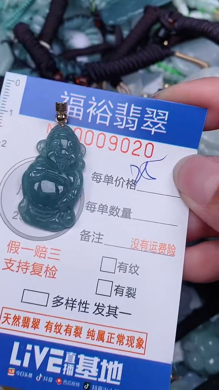 翡翠未镶嵌颈饰...0009020