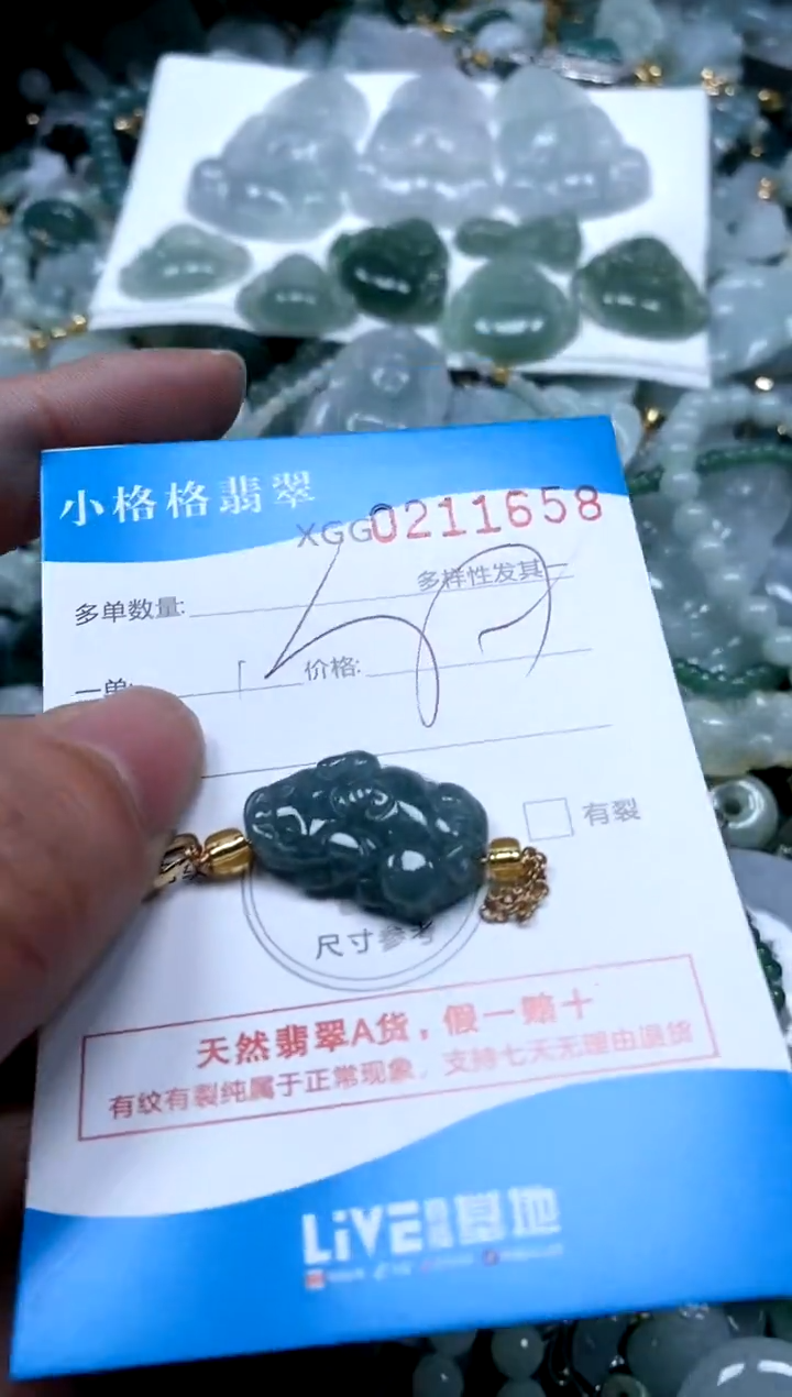 【闪购商品】翡翠颈饰未镶嵌闪购商品0211658