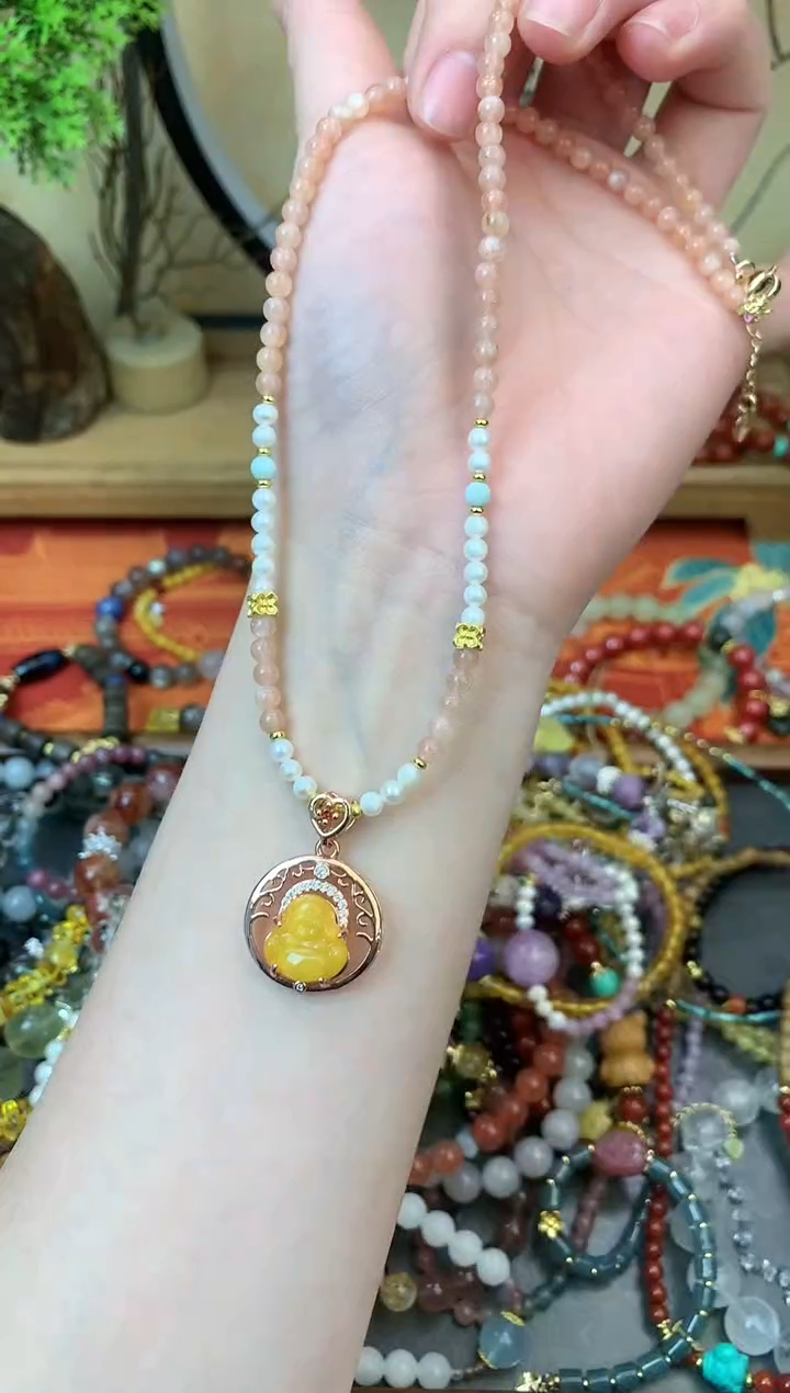 【闪购商品】日光石颈饰未镶嵌478