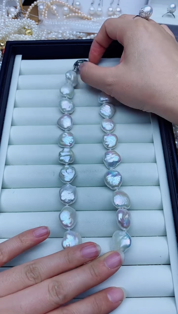 项链未镶嵌淡水珍珠项链